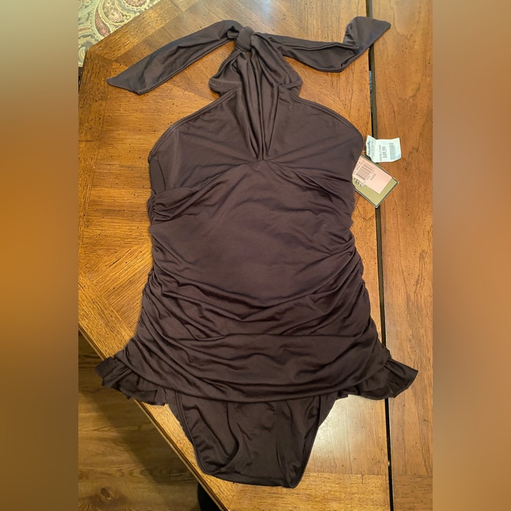 Juicy Couture swimsuit espresso/brown one piece